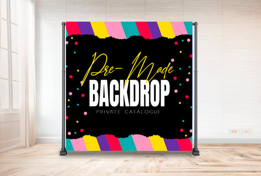 PRE-MADE BACKDROP DESIGN