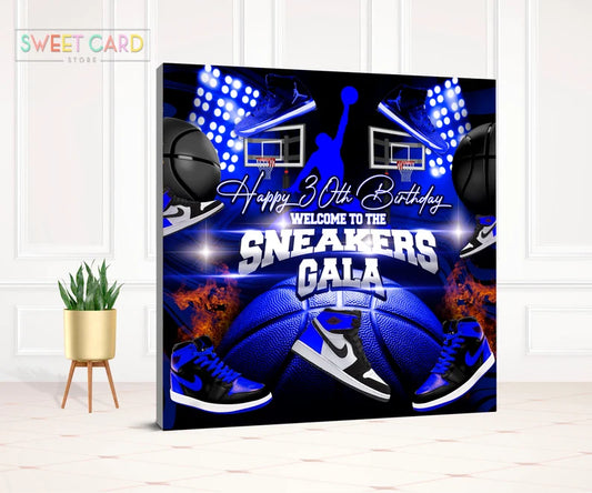 SNEAKER PARTY BACKDROP, Pop culture Backdrop, Sweet Sixteen Sneakers Backdrop Sneaker shop store Sweet Sixteen Backdrop Sneakers Backdrop