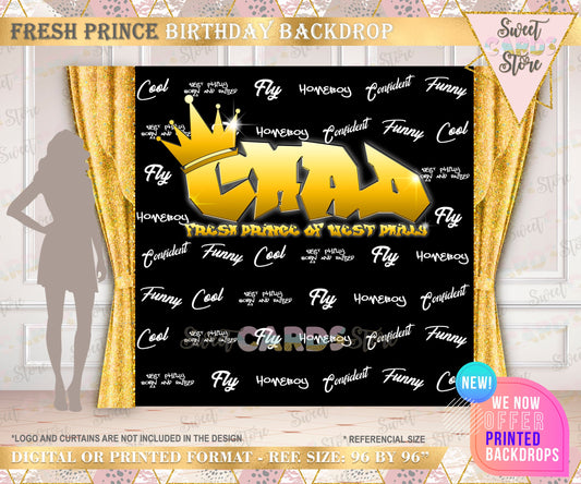 Graffiti fresh prince baby shower backdrop, baby shower, backdrop, step and repeat graffiti fresh prince backdrop urban backdrop graffiti
