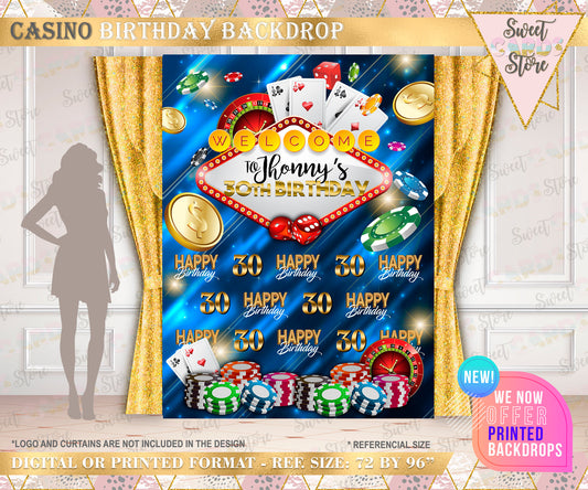 Casino step and repeat backdrop. casino party backdrop, casino birthday backdrop, casino banner decor, casino backdrop 50th 40th 60th