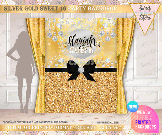 Sweet 16 Diamonds balloons Backdrop, Sweet sixteen diamonds backdrop, Sweet Sixteen Glitter backdrop, Sweet 16 Photo Backdrop, sweet sixteen