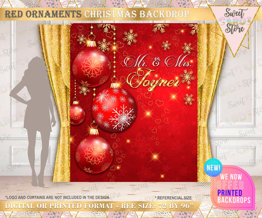 christmas ornaments party backdrop, christmas decor party Backdrop, christmas backdrop, christmas ornaments party backdrop, snowflakes decor