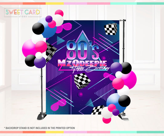 80's 90's retro Party Backdrop, 90s retro Backdrop, Retro Backdrop, graffiti backdrop, 80s Backdrop, Sweet Sixteen Backdrop, boombox banner