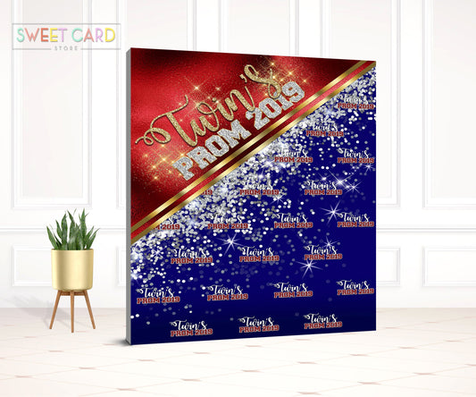 Prom glitter Step and Repeat Backdrop, Prom Elegant Backdrop, Prom decor, Prom party Backdrop, 2k23 Backdrop, Prom 2023, class of 2023