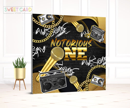 80s 90s Graffiti Party Backdrop 90s retro Backdrop Retro Backdrop graffiti backdrop hip hop Backdrop urban Backdrop notorious decor