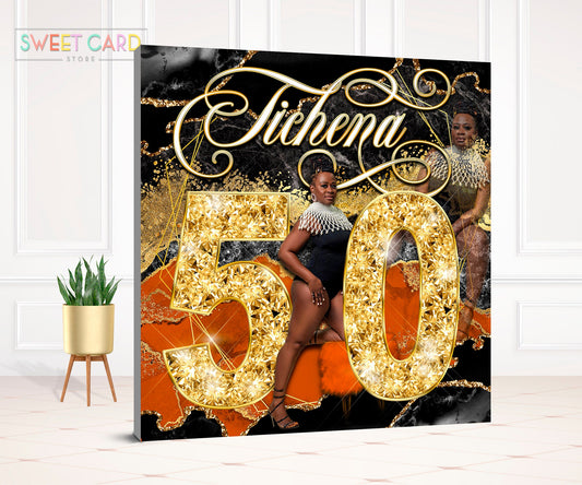 black gold SEQUINS BACKDROP, Elegant orange diamonds Backdrop, golden glitter Backdrop, glam backdrop, 30th 40th 50th 60th backdrop sequins