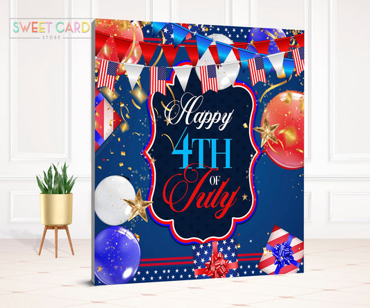 happy 4th of july independence day backdrop, independece day celebration backdrop, united state backdrop, 4th of july decor party