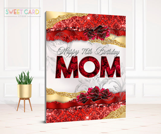 Floral burgundy gold BACKDROP, 20th 30th 40th birthday backdrop, marble backdrop, sweet 16 shades gold backdrop glitter banner