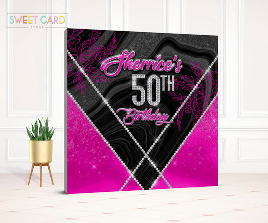 Marble sequins Sequins glitter Backdrop, Elegant Backdrop, hot pink glitter Backdrop, gemstone backdrop,30th 40th 50th 60th backdrop sequins