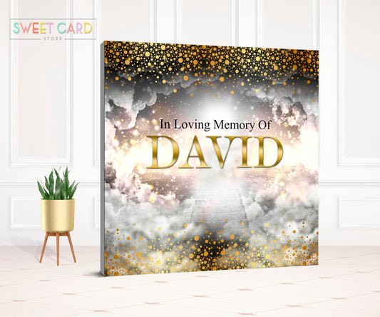 Heaven Sent backdrop, Memorial, Funeral ,memorial backdrop, Funeral Backdrop, in memory of