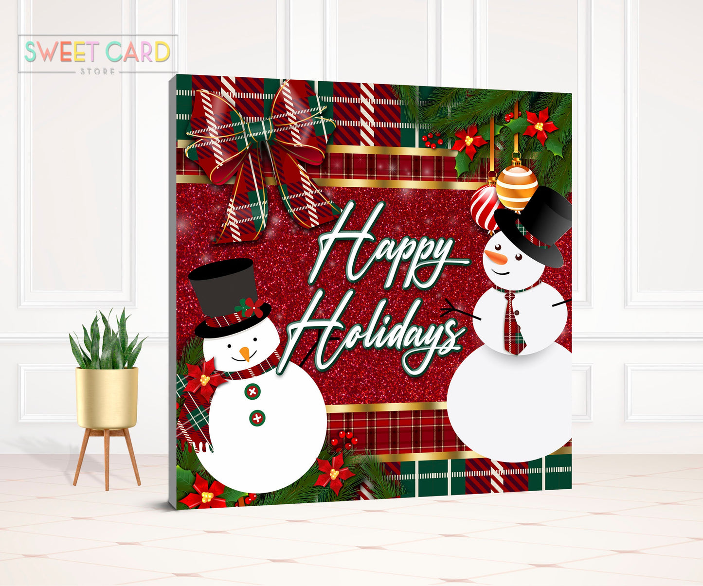Merry christmas party backdrop, christmas decor party Backdrop, christmas backdrop, christmas ornaments party backdrop, ugly sweater decor