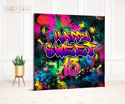 80's 90's Graffiti Party Backdrop, 90s retro Backdrop, Retro Backdrop, graffiti backdrop, 80s Backdrop, urban Legit Backdrop, paint party