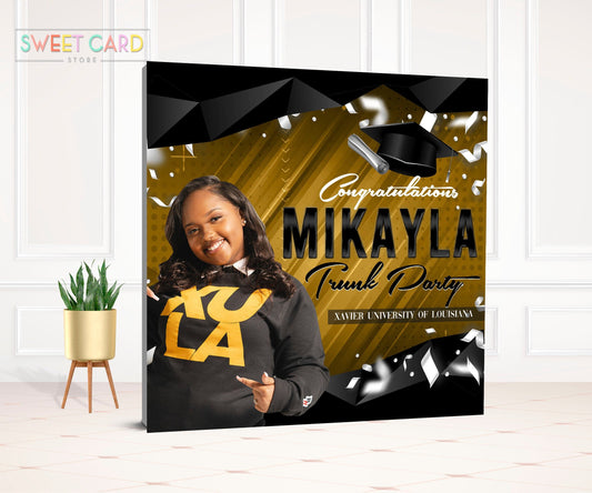 PROM GRADUATION BACKDROP, Prom 2023 Backdrop Banner, Graduation 2023 Background, Prom party Backdrop, graduation 2k23 banner decor