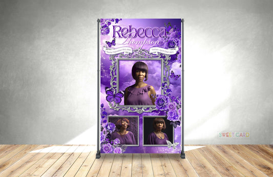 Repass backdrop, Memorial backdrop, Funeral banner background, Memorial Event, Funeral Backdrop Decor, in memory of Banner Backdrop