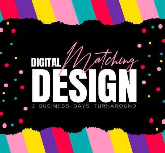 Digital FAVORS TO MATCH Our designs - matching Printable Party favors, party favor wrappers and labels that match other designs in the shop